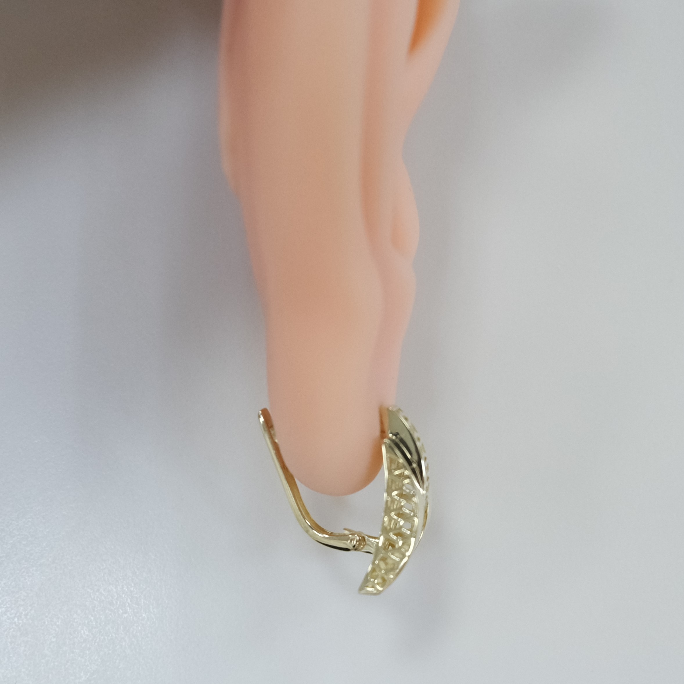 Серьги из желтого золота